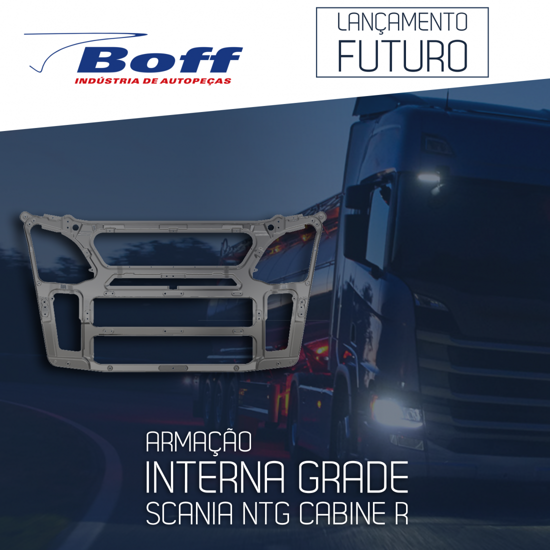 Lançamento futuro grade interna Scania NTG