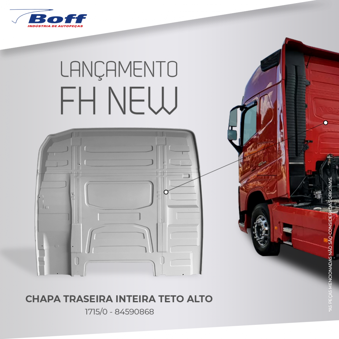 Lançamento Chapa Traseira Volvo New FH 2015